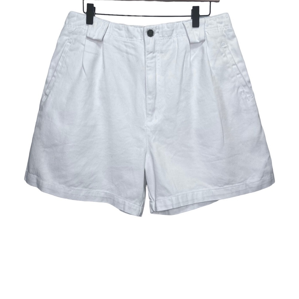 Vintage Rafaella White High Rise Mom Jean Shorts Size 16